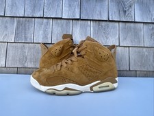 Nike Air Jordan 6 Retro Wheat Golden Harvest Sneakers 384664-705 Men's Size 8.5