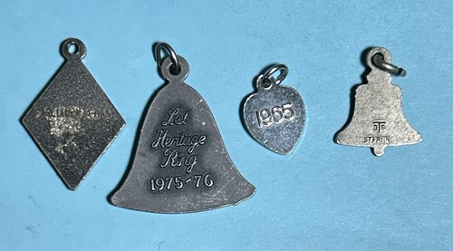 Four Different  Beta Sigma Phi SororityMedals Charm,Let Heritage Ring 1975-76 + - Picture 2 of 2