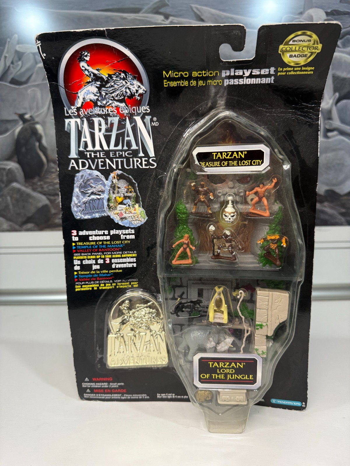 Tarzan The Epic Adventures Micro Action Figure Set Treasure Of Lost City