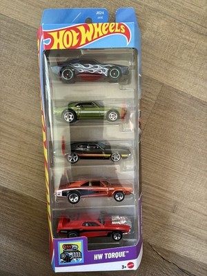 2026 HOT WHEELS 5 pack HW TORQUE Diecast Cars charger firebird