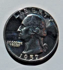 1957 Proof Washington Quarter 90% Silver United States Mint Coin