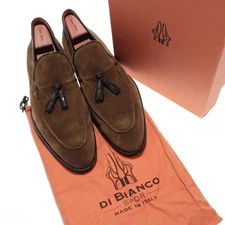 Di Bianco NWB Slip On Tassel Loafers Size 46 (US 13) in Brown Suede