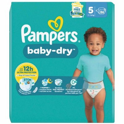 Pampers Baby Dry Gr5 11-16kg Junior 26St Packung