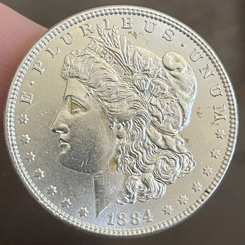 1884 P Morgan Silver Dollar ~ AU/UNC ~ From ESTATE COLLECTION ~ 90% Silver $1