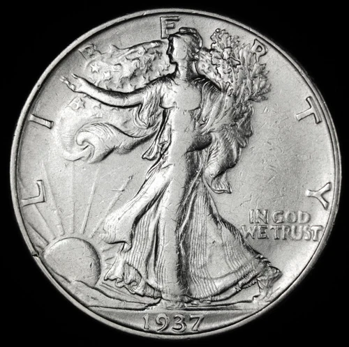 1937-D Walking Liberty Half Dollar — photo from the most recent tracked eBay sale