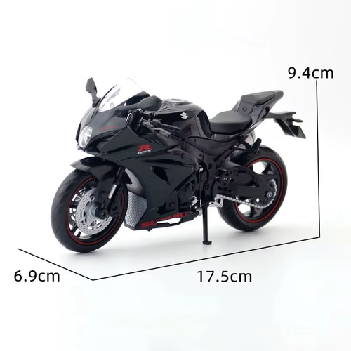 1/12 SUZUKI GSX-R1000RR L7 Toy Motorcycle RMZ City Diecast Metal Model 1:12 Raci - Picture 7 of 19