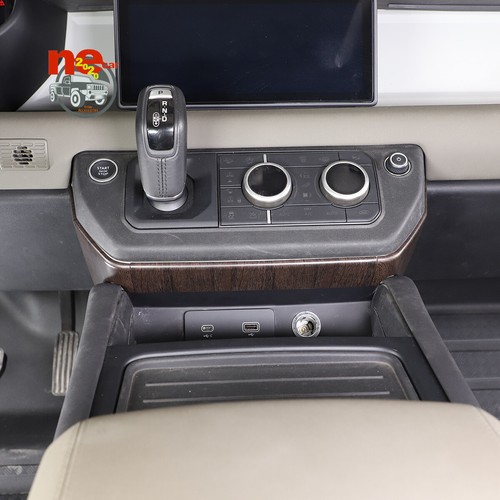 ABS Oak Wood Car Center Control Side Panel Cover For Land Rover Defender 2020-23 - Picture 4 of 12