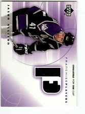 2002 UPPER DECK CHALLENGE FOR THE CUP FRANCHISE PLAYERS JASON ALLISON FP-JA  B52