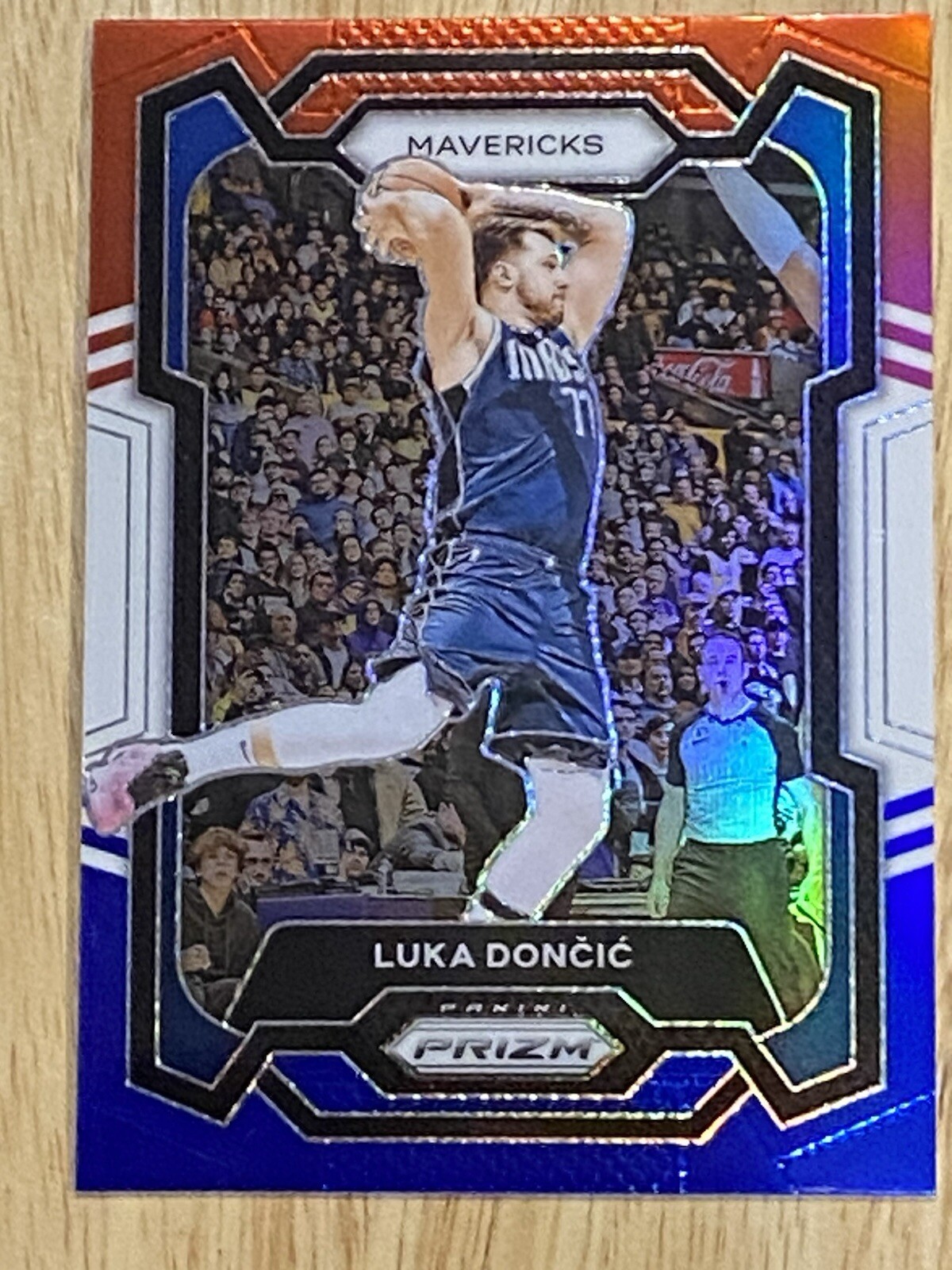Luka Doncic 2023-24 Basketball #110 Red White Blue Prizm Dallas Mavericks