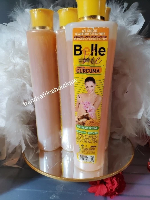 4pcs Belle Vie Rich Turmeric Body Lotion, Shower Gel, Serum & Cream. Anti Tache  - Image 3 of 3