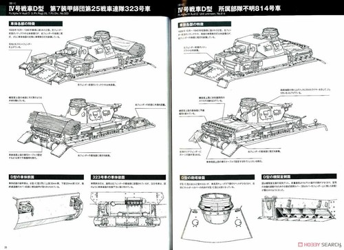 Military Detail Illustration PANZERKAMPFWAGEN lV Ausf.A-F Japanese Book japan - Picture 4 of 4