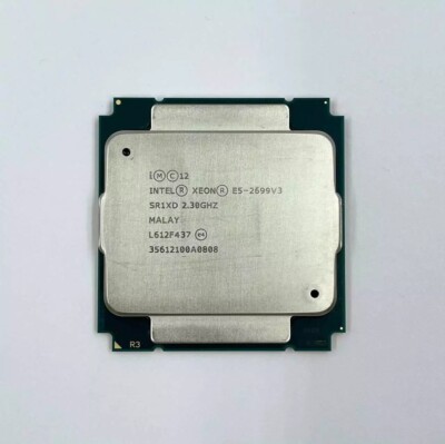 Intel Xeon E5-2699 v3 18 Core 2.3 GHz 45MB SR1XD LGA 2011-3 B Grade CPU
