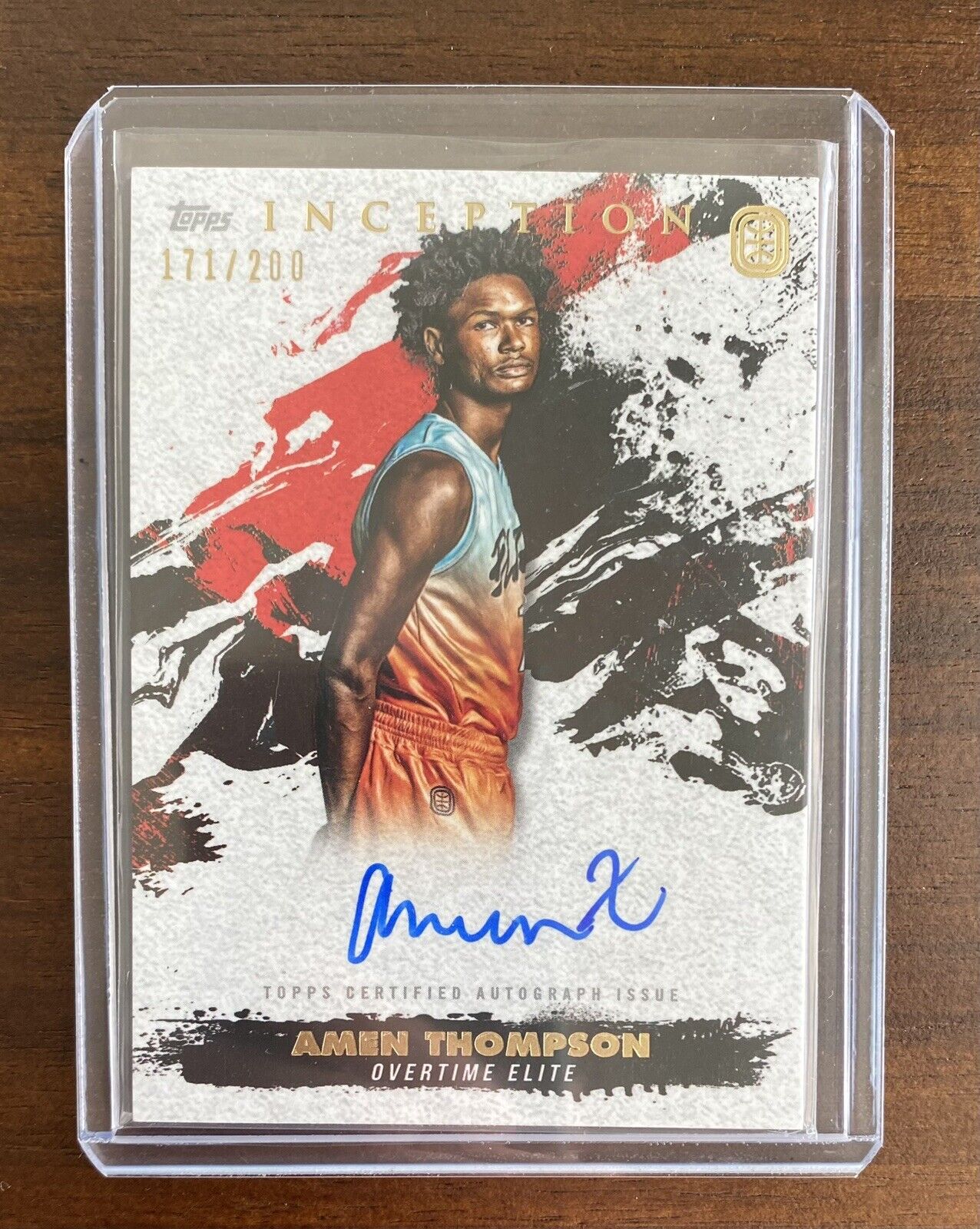 TOPPS Overtime Elite Auto AMEN THOMPSON-