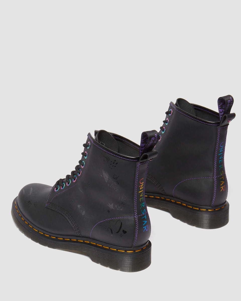 Dr. Martens 1460 BT21 Leather Lace Up 8 Hole Boots Black Dr. Martens 1460 BT21 Leather Lace Up 8 Hole Boots Black