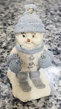 SNOW BUDDIES The Skier Vintage Christmas Ornament The Encore Group '99 