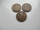 1916P 1918P & 1920D Lincoln Wheat Penny Cents G-VG Condition 3 Coins