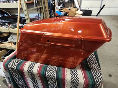 Harley Sedona Orange Rh Right Saddlebag Complete 91199-11dhs
