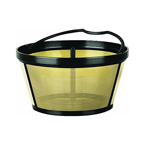 Coffee Basket-Style Gold Tone Permanent Filter 72179007593|