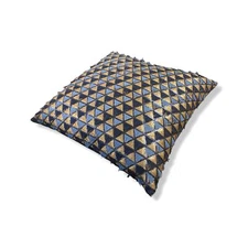 $211 D.V. Kap Blue Gold Wink Decorative Square Couch Throw Pillow 24"Sq.