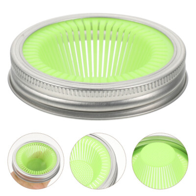2 Pcs Couvercles De Bocaux Filtre À magasin Mailles Bocal Kit Pousse Bébé