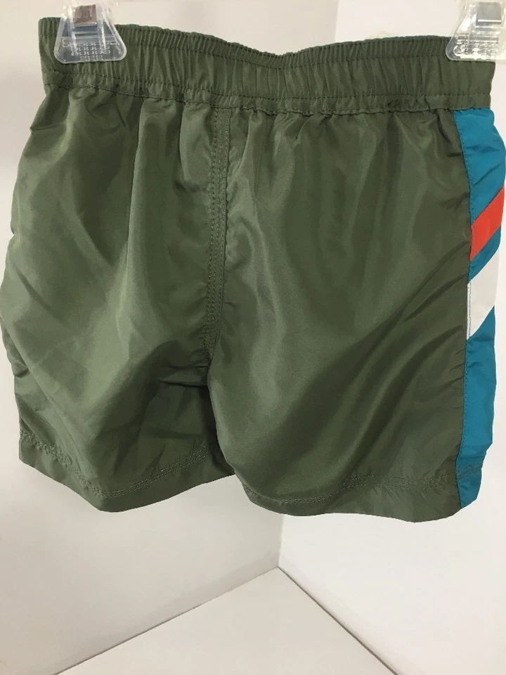 DIESEL TODDLER 男孩游泳曲棍 OLIVE/白色/橙色 3 码全新带标签 — 第 4/4 张图片