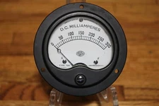 Vintage Roller Smith D.C. Milliamperes 0 - 300 Type TDS MR34W300DCMA Made in US