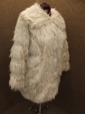 Rachel Zoe NEW Upscale Warm Exotic Animal Shaggy Faux Fur Coat Womens Plus Sz 2X