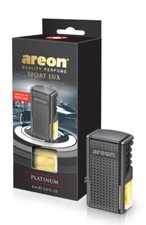 Areon Car Perfume Luxury Elegant 0.27 oz Vent Clip Air Freshener, Platinum