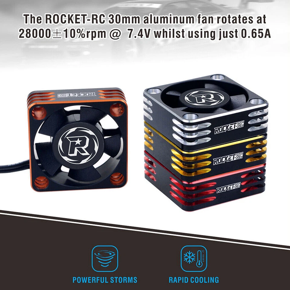 SURPASS HOBBY 25/30/40/50mm Cooling Fan 28000RPM Heat Dissipation for 540 Motor - Image 4 of 4