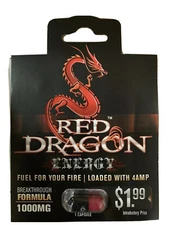 Red Dragon Energy Pills 6 Packs for Action Dated 5-18 Works Rapid Ultra Energy