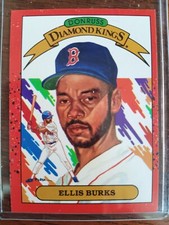 ELILIS BURKS RED SOX DONRUSS DIAMOND KINGS BASEBALL CARD #23