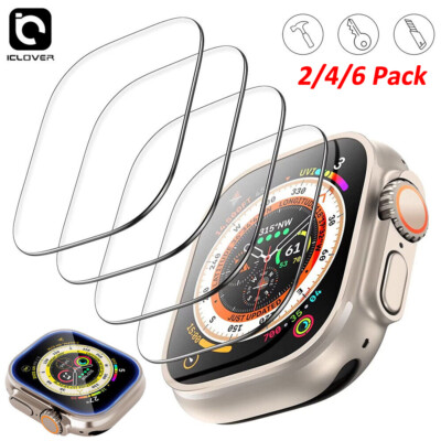 For Apple Watch Ultra Tempered Glass Screen Protector 49mm
