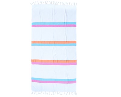 Turkish Towel Peshtemal Double Color Fouta Beach Bath Hammam Towel Pestemal