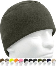 Military Polar Fleece Beanie Watch Cap Cold Weather Skull Warm Winter Hat