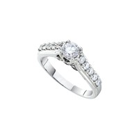 14k White Gold 1.00ctw Gorgeous Pave Diamond Ladies Fashion Bridal Ring on sale 14k White Gold 1.00ctw Gorgeous Pave Diamond Ladies Fashion Bridal Ring on sale