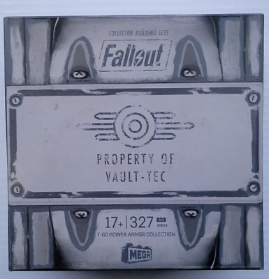 MEGA Fallout T-60 Power Armor Collection Set with 5 Figures (327 pcs) *IN HAND*