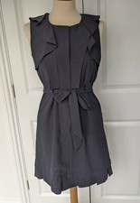 Diane Von Frustenberg black designer shift dress size 8 excellent condition