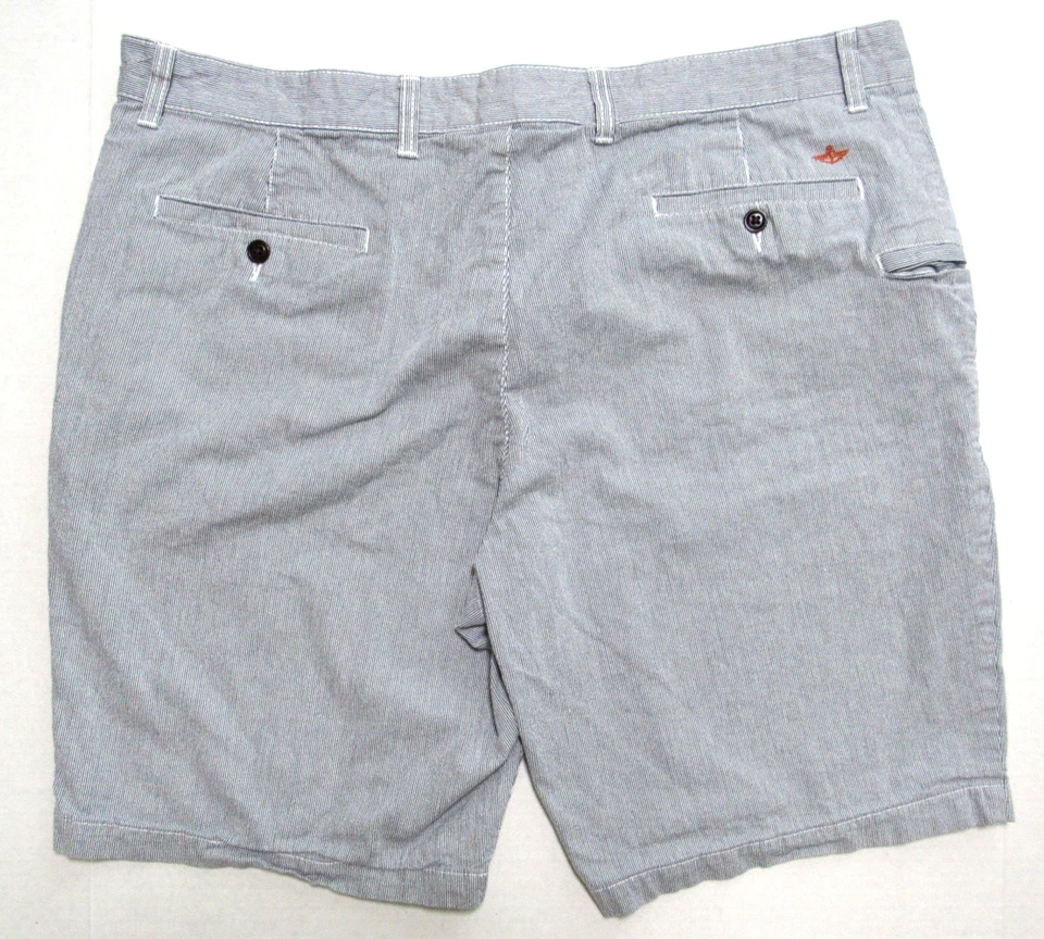 Pantalones cortos Dockers a rayas para hombre talla 42 azul/blanco Foto 2 de 3