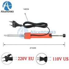 36W Grounded Vacuum Desoldering Iron 40 Watt Solder Sucker Pump US EU Plug
