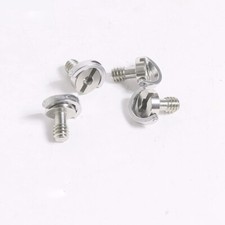 4-Pack Stainless Steel 1/4"Screw D-Ring Adapter Hex Head For Camera Tripod Plate