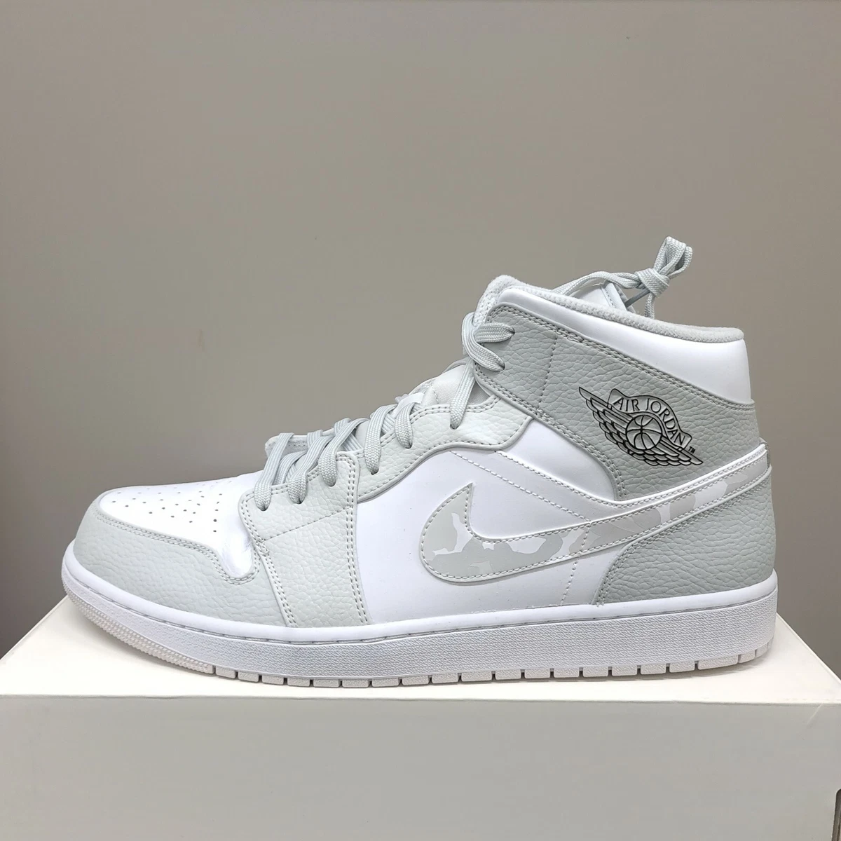 NIKE AIR JORDAN 1 MID GREY CAMO (DC9035 100) VARIOUS SIZES UK 13-15 | eBay
