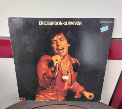 Eric Burdon Survivor Vinyl LP Schallplatte D 1972 OIS VG+ Glam Rock EX Animals