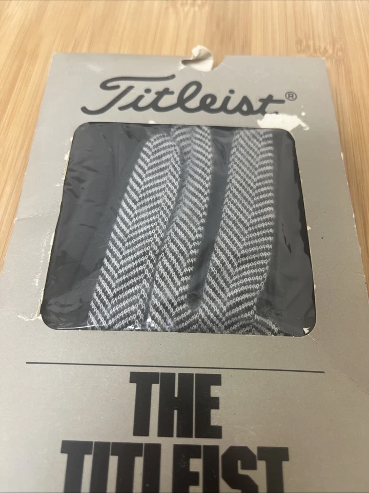 GUANTE DE INVIERNO TITLEIST vintage de cuero y lana, golf para hombre - talla mediana izquierda Foto 3 de 4