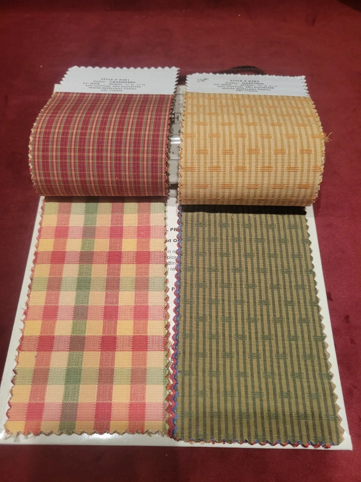 Delta Fabrics Sample Book.  #112.  Tea Garden Collection. 8 Styles. 36 Colorways - Image 4 of 4