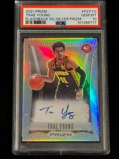 2021 Prizm Silver Flashback Signature Auto Trae Young PSA GEM MINT 10 (pop:15)