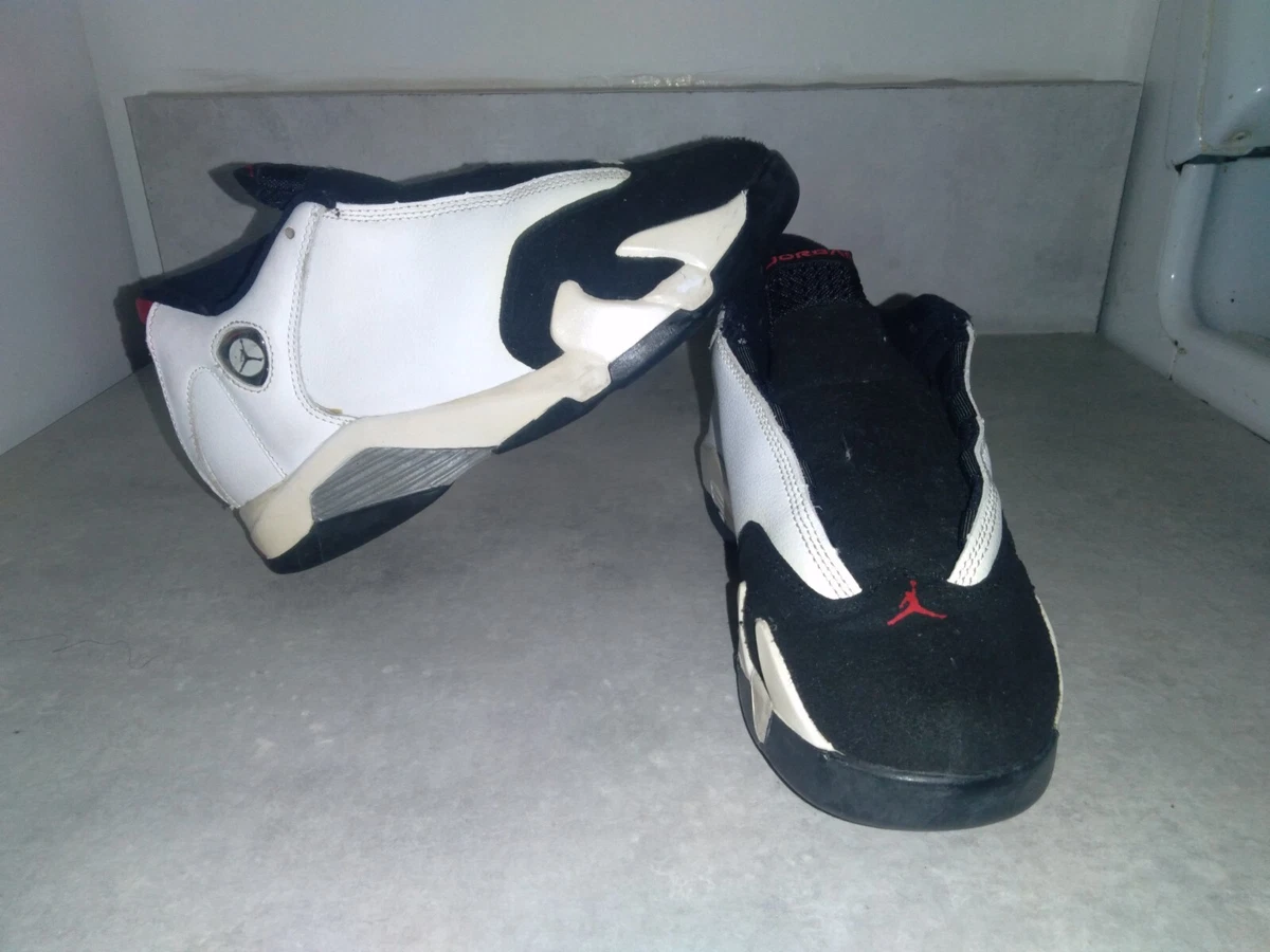 Nike Air Jordan 14 XIV Black Toe Kids Size 3Y Sneakers Lace Up