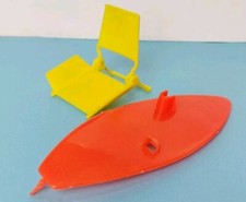 Rare VTG 1978 Mattel Barbie  Accessories Surf Hat Chair Toy #2319 