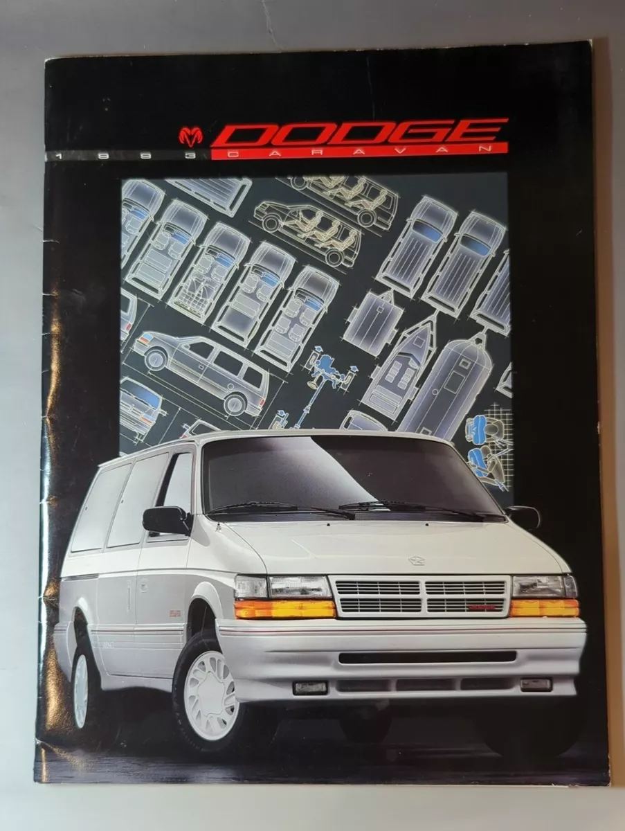 1993 Dodge Grand Caravan Minivan Dealership Sales Brochure Catalog