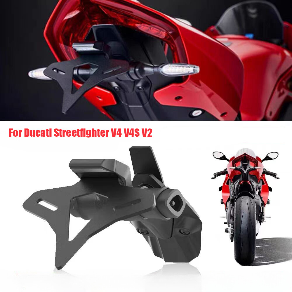 For Ducati Streetfighter V4 V4S V2 Rear Short Tail Stock License