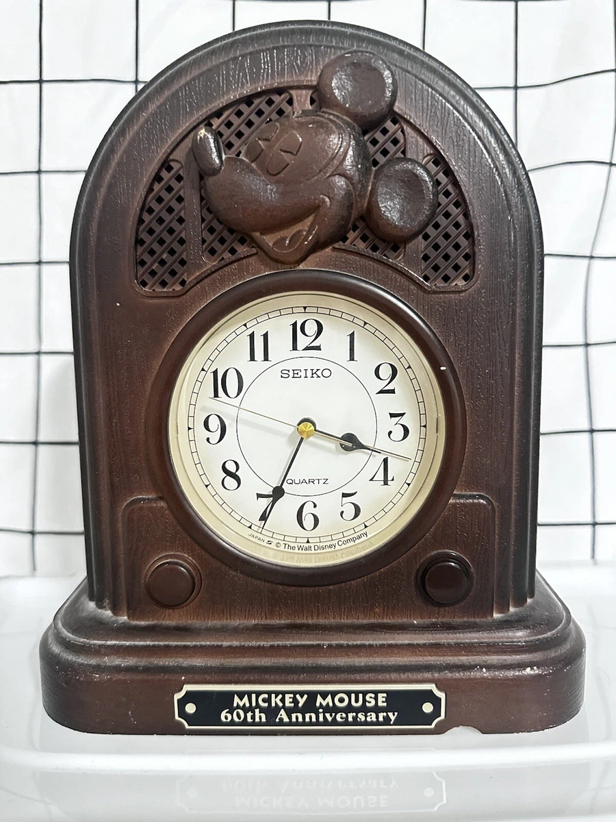 Seiko mickey mouse 60th anniversary clock cheap
